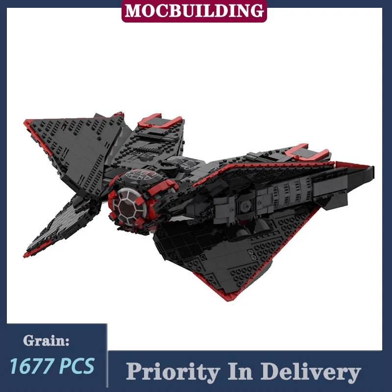 

TIE Nexus Space Movie Model Building Blocks MOC Heavy Bomber Spacecraft Fighter Aircraft Collection Toy Gifts