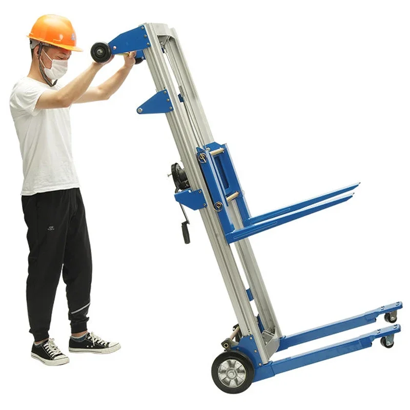 Hand-Operated Stackers, Luggage Carts, and Multi-Purpose Forklifts: Lightweight and Agile Aluminum Alloy Models Capa(Customized)