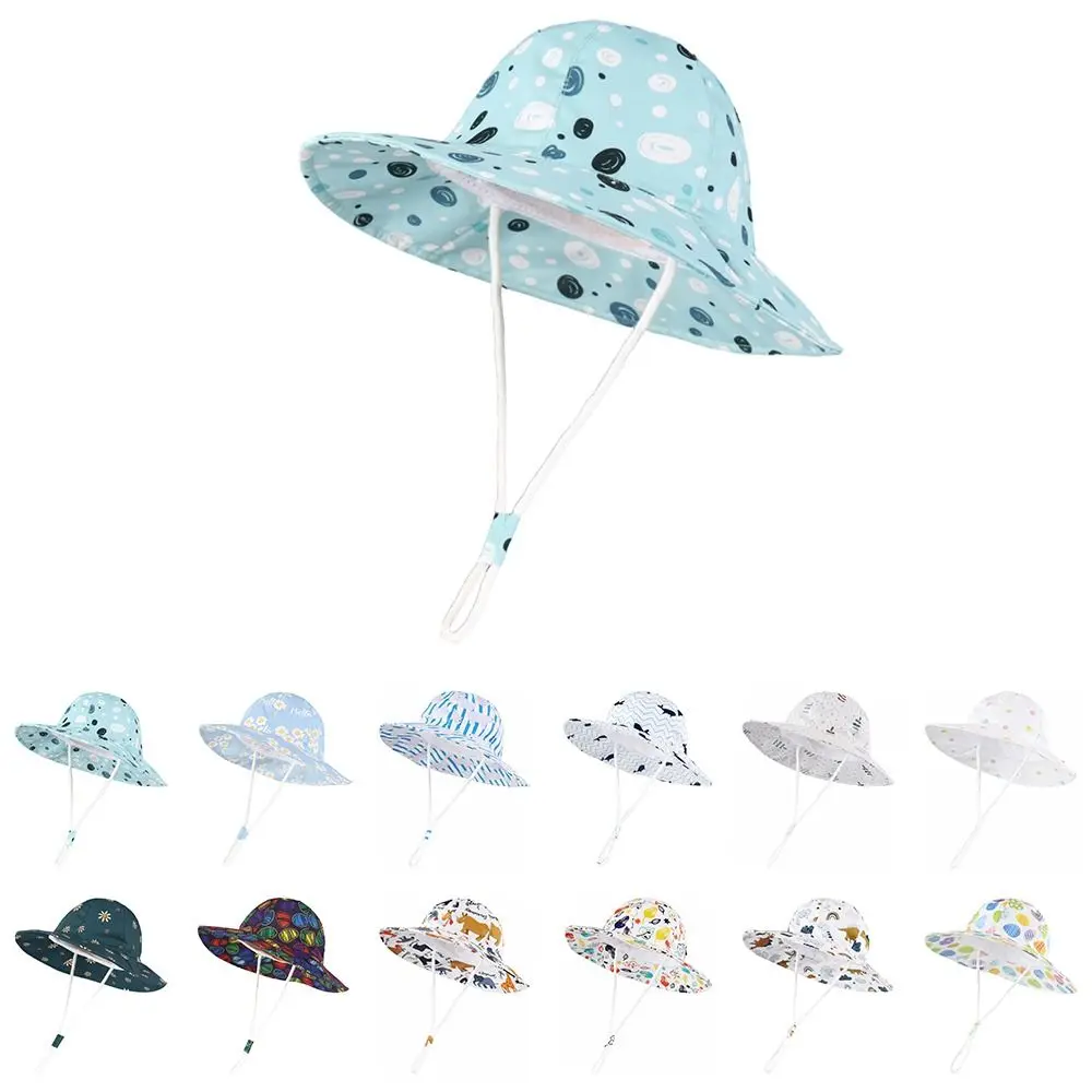 

Cute UPF 50+ Kids Sun Hat Wide Brim 2-4Years Sun Protection Hat Boys Girls Beach Hat Summer