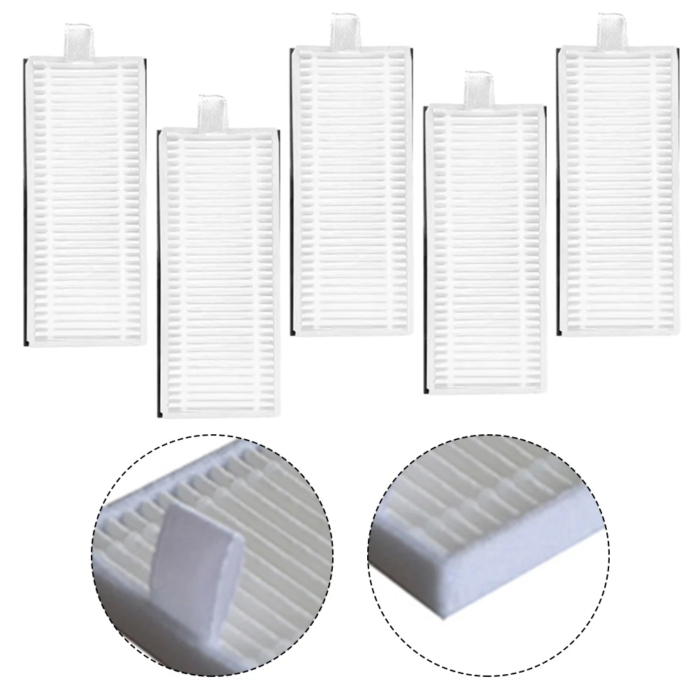 5 X Vacuum Cleaner Filter Replacement For MiWhole M8 Lite Sweeping Robot Vacuum Cleaner Replacement Home Appliance  Spare Parts