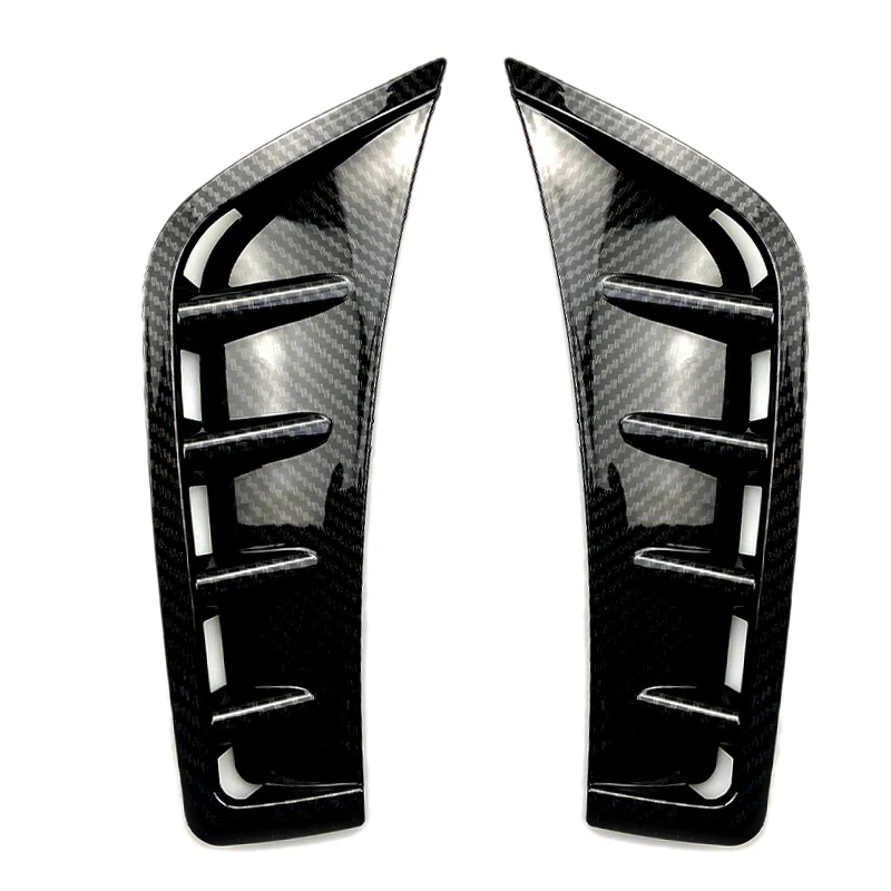 Car Carbon Fiber ABS Front Bumper Spoiler Side Wing Decorative Cover For Mercedes Benz GLC Class GLC260 GLC300 2020