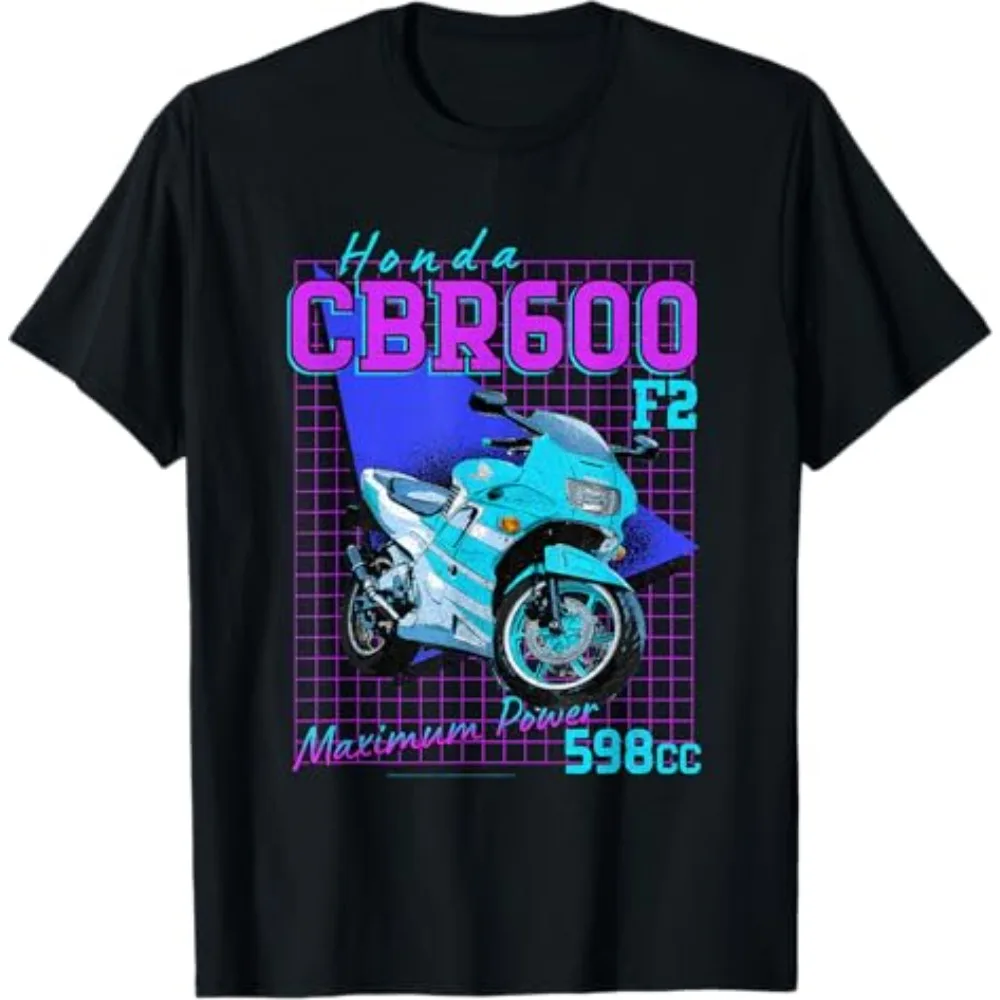 

Футболка Honda CBR600F2 для мужчин и женщин, летняя, для мотоциклетных гонок по бездорожью, с коротким рукавом, весенняя, для автоспорта, стильная