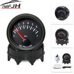 52mm 12V Car Oil Pressure Gauge Water Temp Oil Temp Volt Air Fuel Ratio Boost Exhaust Temp LED Meter For 12V Racing Gauge