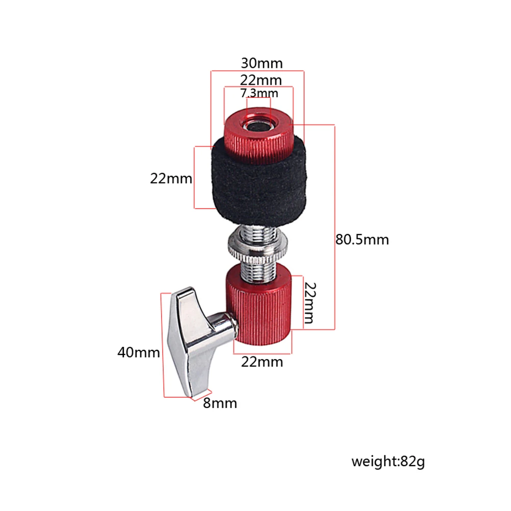 

Clutch Red Hat Metal Hi-Hat For Cymbal Percussion Parts Tuning Drum Accessories