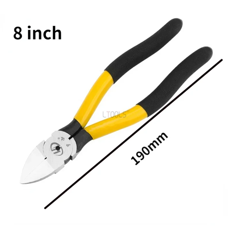 Diagonal Pliers Electrical Wire Cable Cutters Cutting Side Snips Flush Pliers Hand Tools 5/6/8inch Wire Stripper Plastic Nippers