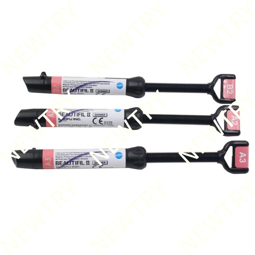 SHOFU Beautifil II طب الأسنان نانو مركب الراتنج SHOFU علاج الضوء مركب مادة الراتنج 4.5 جرام راتينج تصفيف الأسنان