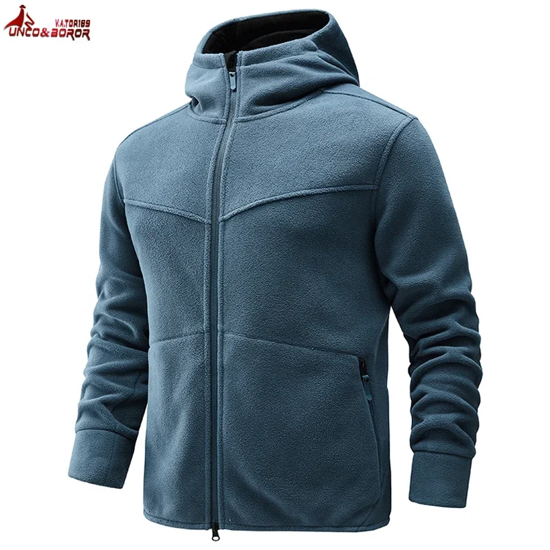 Autumn Outdoor Camping Jacket Men Softshell Tactical Windbreaker Winter Hiking Fleece Jacket Men Streetwear Bomber Coat Clothing