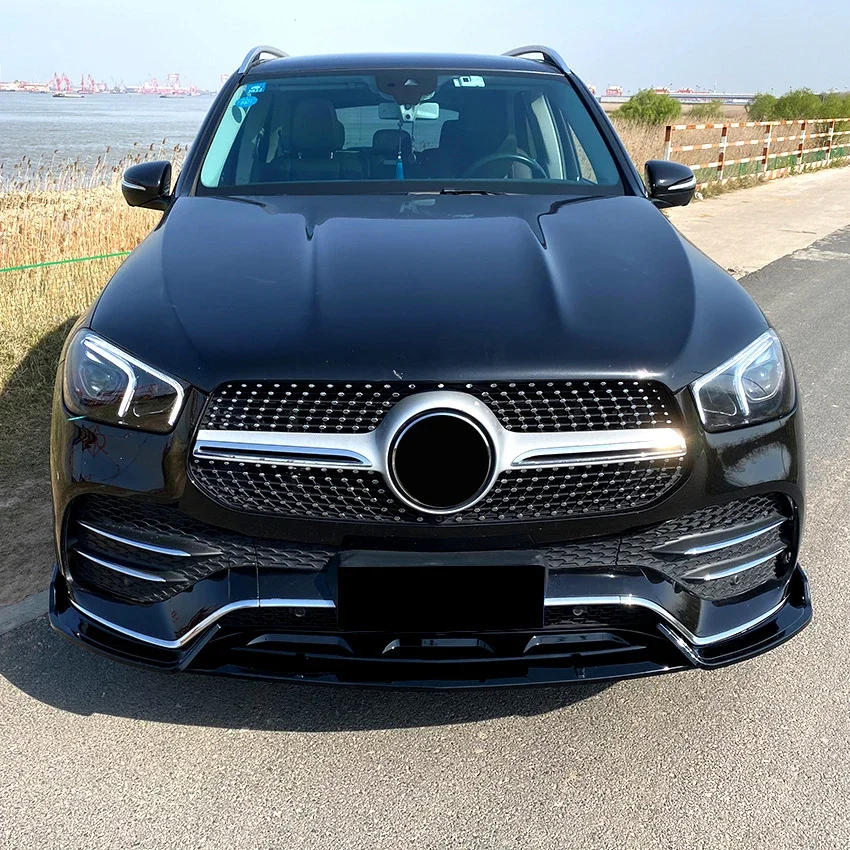 Hot For Mercedes Benz 2019-2023 GLE Class W167 C167 GLE350 GLE450 GLE53 AMG Front Bumper Splitter Lip Spoiler Diffuser Body Kits