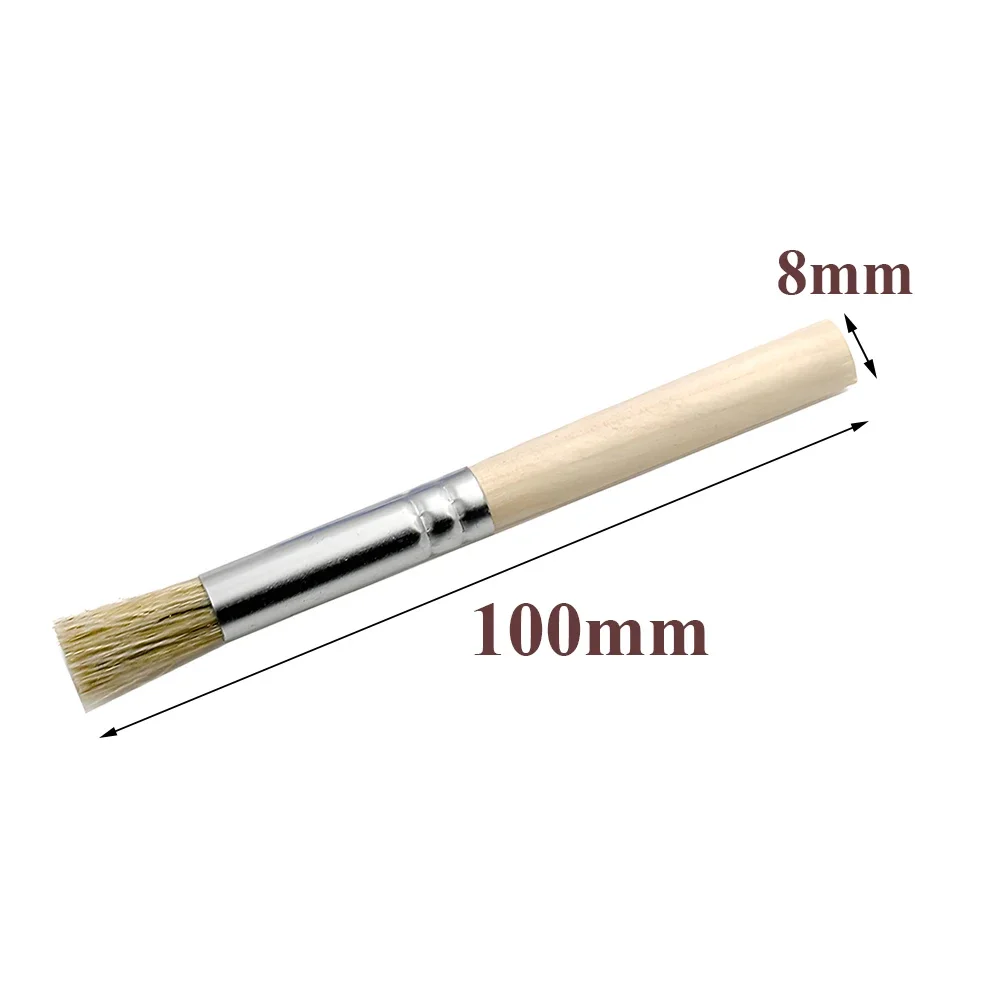 Upscale Bristle Brush 100mm Wooden Handle Tool for Mighty Crafty Plus Volcano Digit Classic Accessories