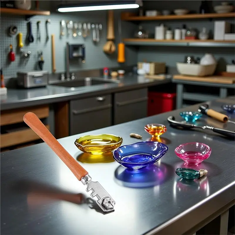 ABGE-Glass Cutter Tool Kit,6 Wheel Cutting System, 30Mm Cutting Capacity, Ergonomic Design Handle