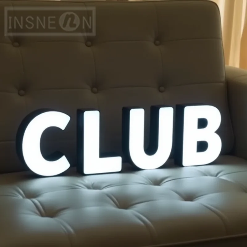 Custom 3D Illuminated LED Letters Sign For Business Storefront Outdoor Waterproof Frontlit Light Up Signage