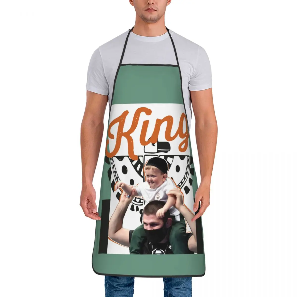 Unisex Have Good Time Bib Apron Women Men Chef Tablier Cuisine for Kitchen Cooking Hasbulla Painting