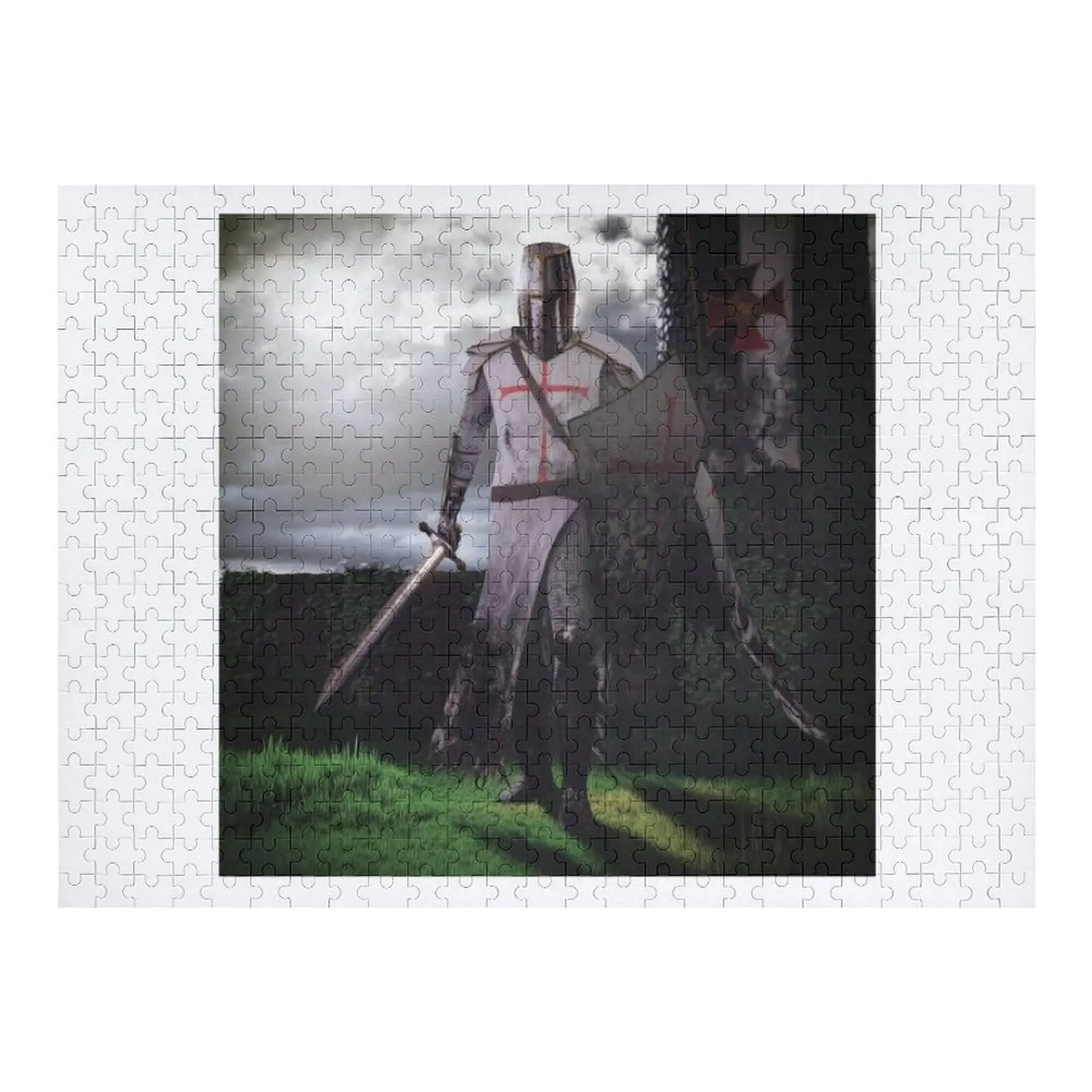 

084 - TEMPLAR Jigsaw Puzzle Customizable Gift Toddler Toys Puzzle