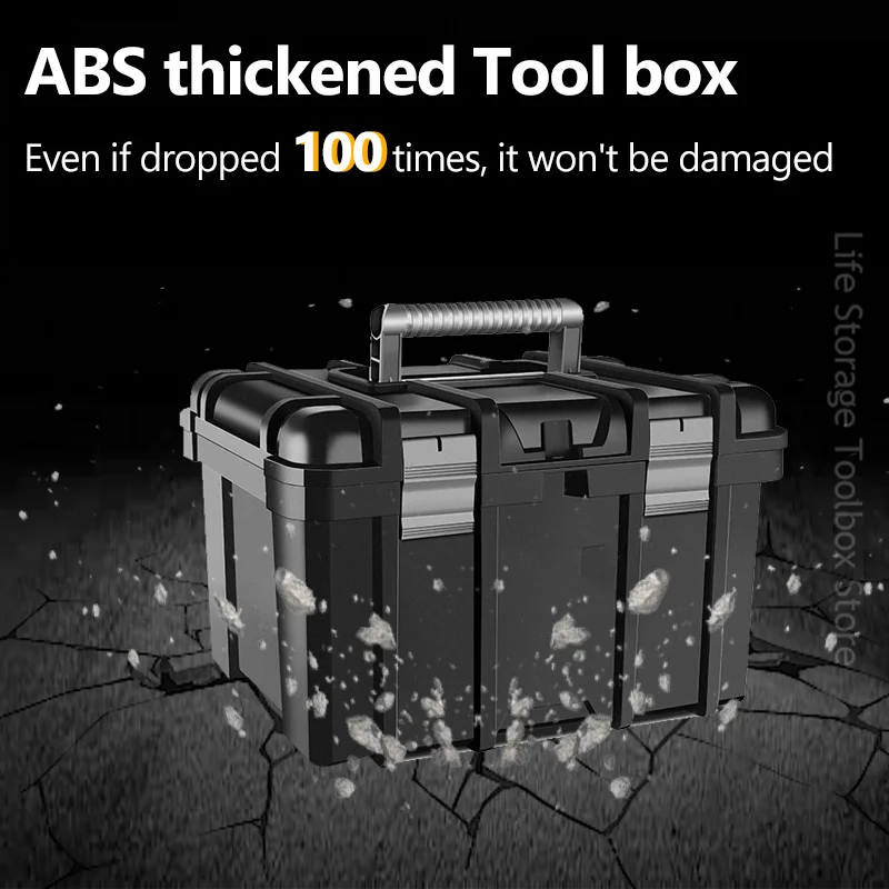 Hard Shell Carrying Case Portable Waterproof Safety Box Shockproof Hardware Tool Storage Box for garage Tool box organizer box