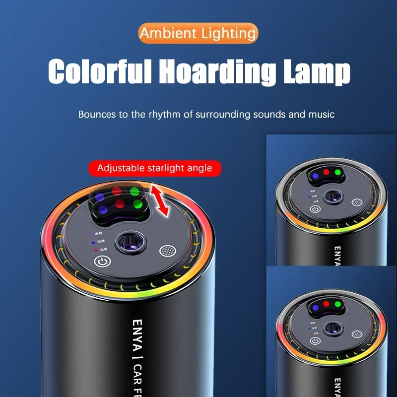 3 Color Car Perfume Air Freshener Essential Oil Fragrance Aroma Diffuser Smell Distributor USB Aromatherapy Scent Air Refresher