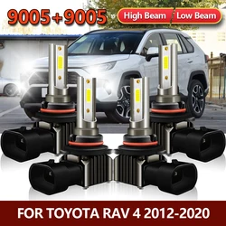 4x LED Headlight Bulbs 15000LM 6000K High Low MINI Auto Lamps For Toyota RAV 4 RAV4 2012 2013 2014 2015 2016 2017 2018 2019 2020