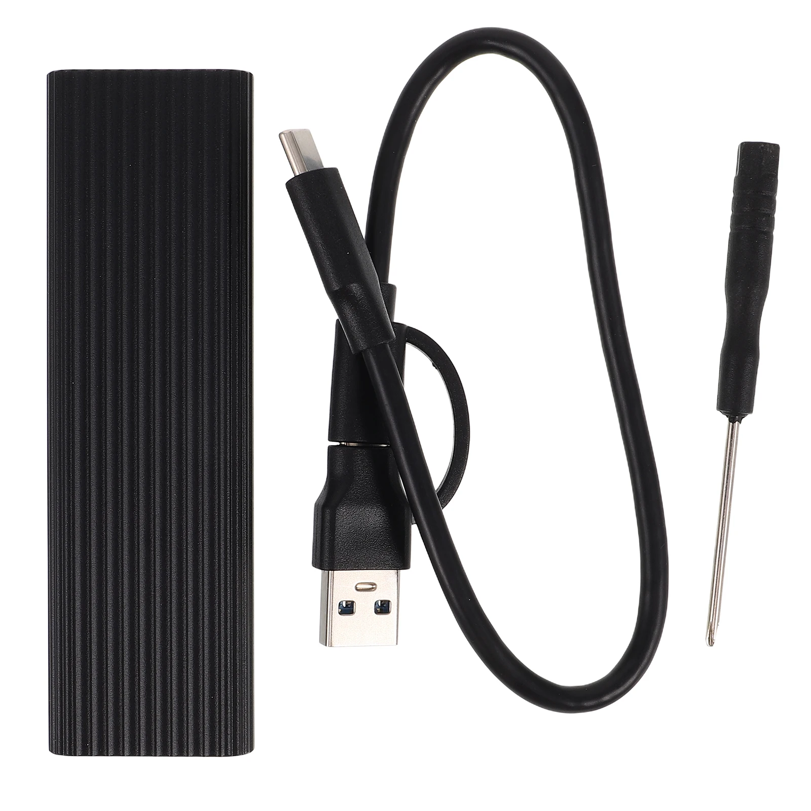 

Solid State Mobile Hard Aluminum USB Adapter NVMe PCIe SSD Enclosure M2 Reader External Case Black High Speed Transfer