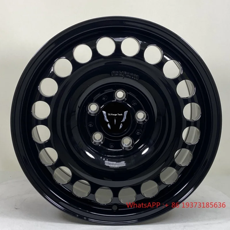 

Source Factory New High Quality Forged Aluminium Alloy Wheels Hubs Rims Matte Black One Piece Customizable ET40mm