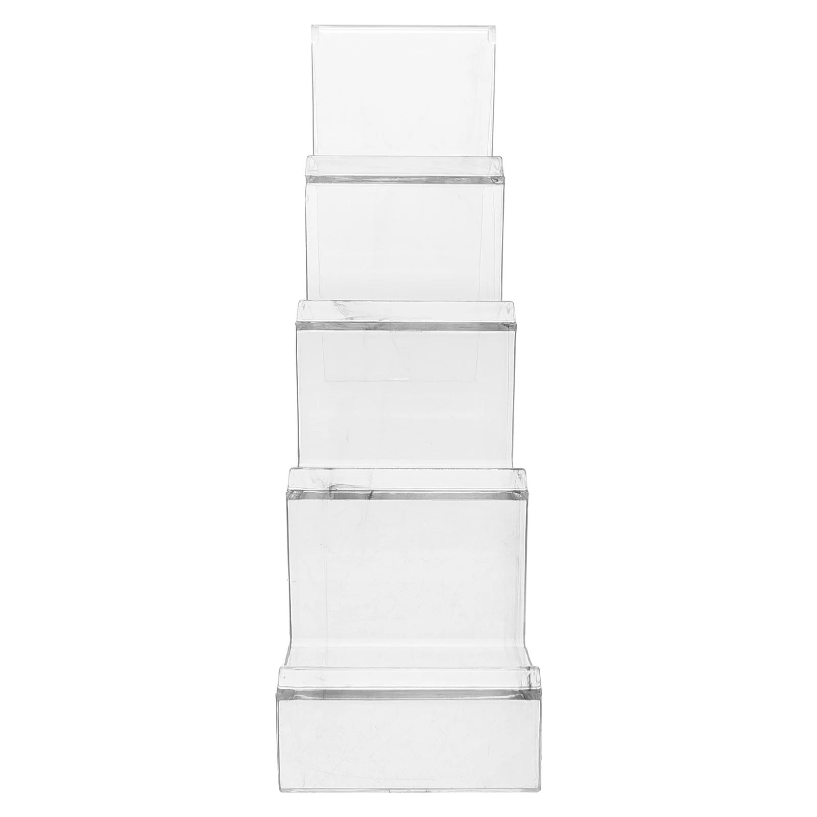

Acrylic Display Stand Clear Tiered Riser Shelf For Wallets Sunglasses Purse Organizer Retail Store Tabletop Use Display