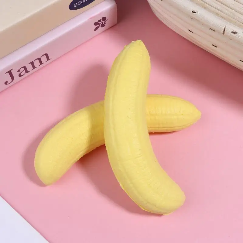 

13,5 см имитация банана, мягкая игрушка с медленным отскоком, антистрессовые игрушки для взрослых и детей, игрушка для расслабления рук с бананом, забавные подарки