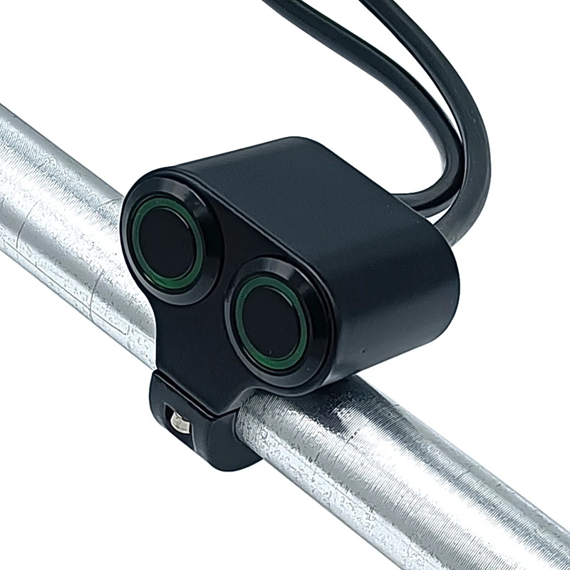 

Double Button Motorcycle Switch Controller Steering Turn Lamp On-off For Motorbike 22mm Handle Bar Waterproof LED Head Fog Light