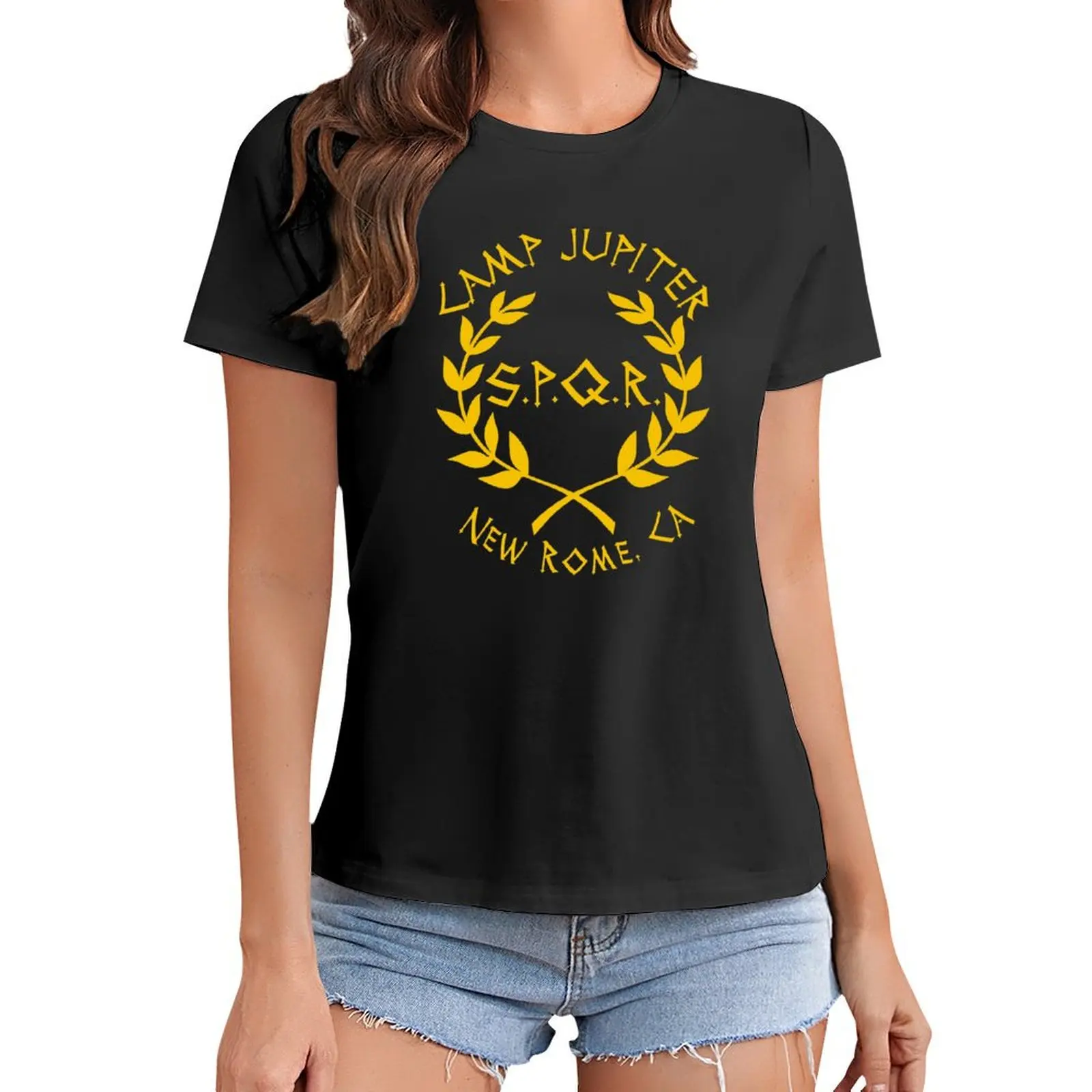 

Camp Jupiter T-Shirt hippie clothes animal prinfor t shirt Women