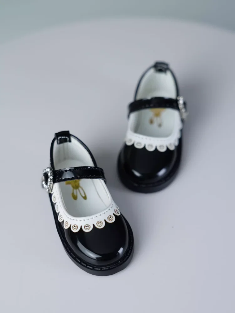 BJD pop schoenen voor 1/4 MSD MDD pop handgemaakte zwarte schoenen pop accessoires pop speelgoed cadeau