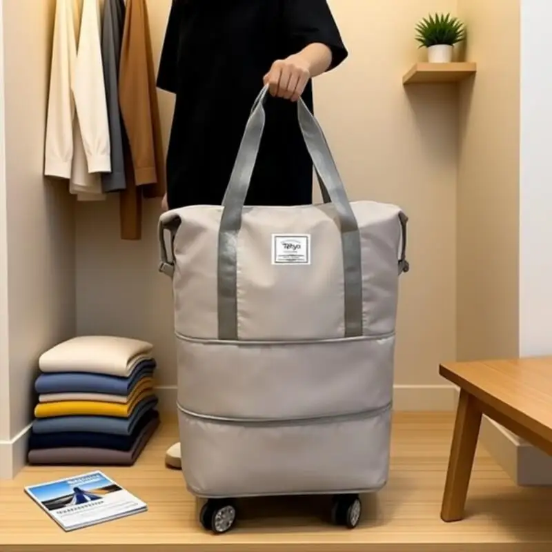 lightweight-portable-travel-bag-student-storage-bag-large-capacity-foldable-handheld-luggage-bag-with-handle-easy-to-carry