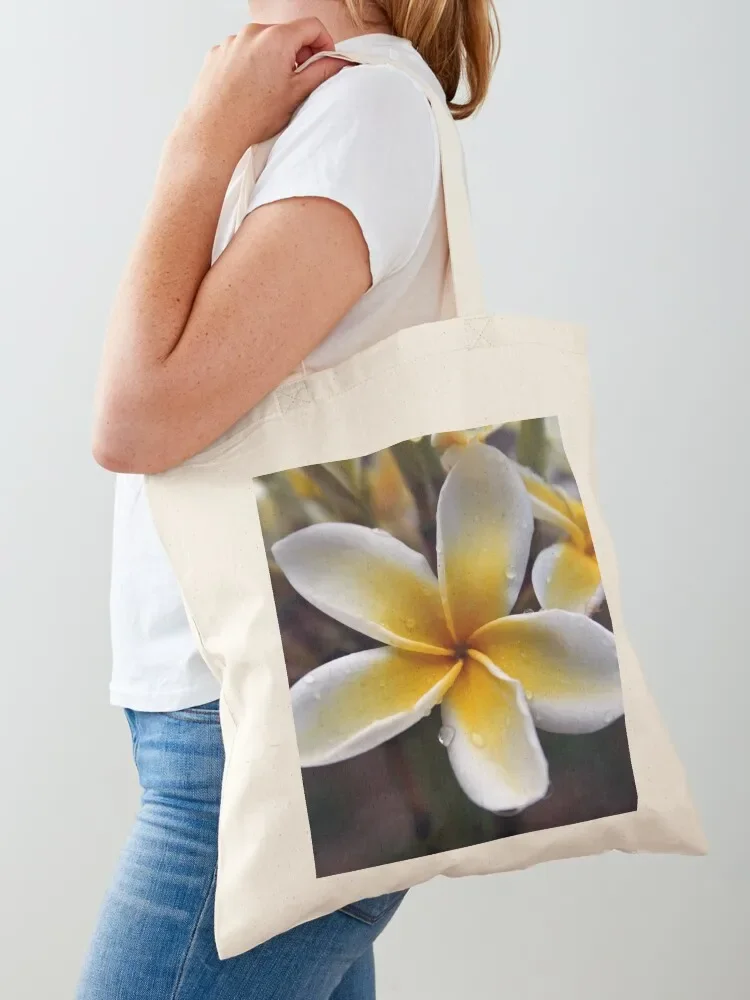 

Plumerias Tote Bag shopper bags for women Large bags for women Fabric bag free delivery bags