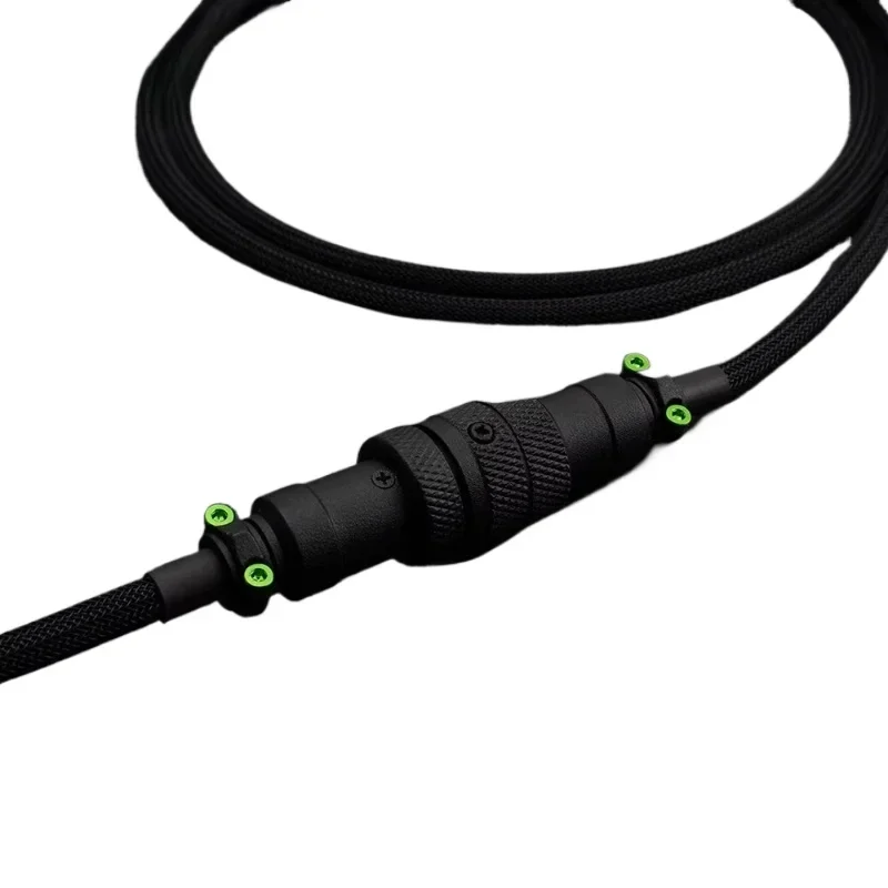 

Customized keyboard cable hand-woven spiral data cable TYPE-C