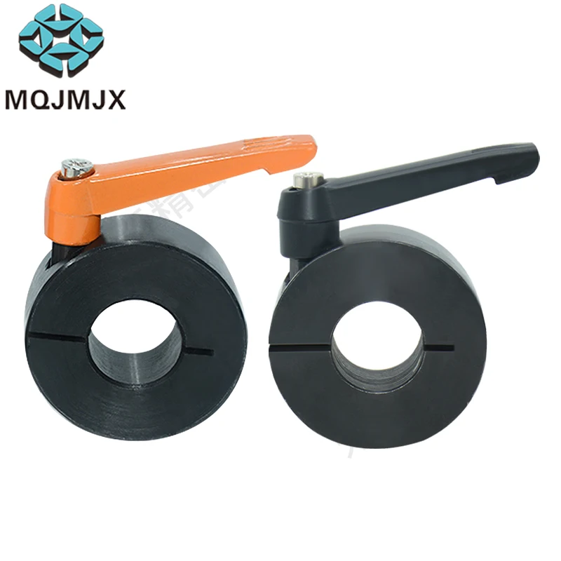 1Pc SCJKL Lever Shaft Collar Carbon Steel Locking Fixing Ring Black Oxide Positioning Limit Stop Ring Optical Axis Clamping