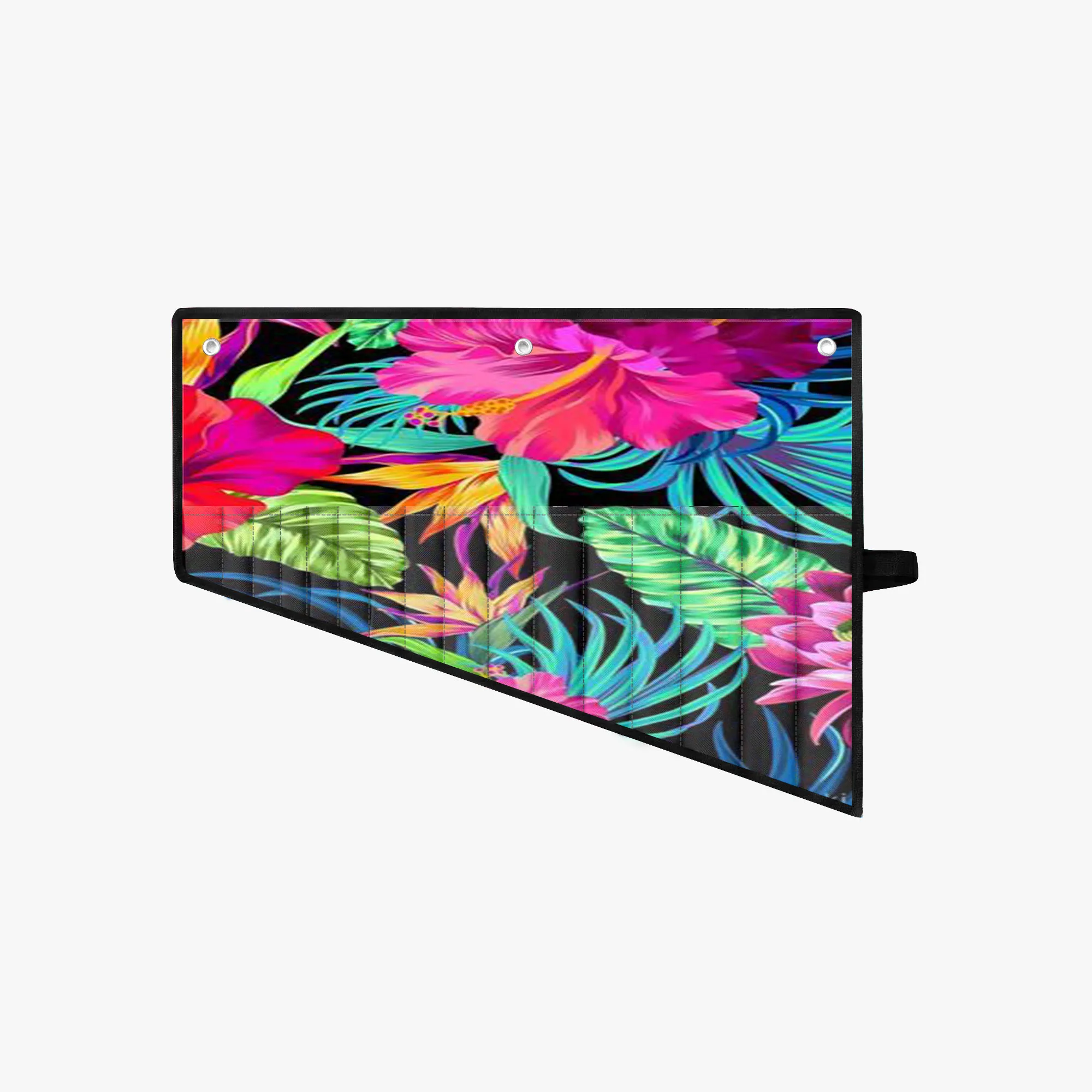 Island Tribe Flower And Plant Design Custom Tool Kit Pattern Portable Outdoor Tool Storage Bag Retro Art Design Home Decoration