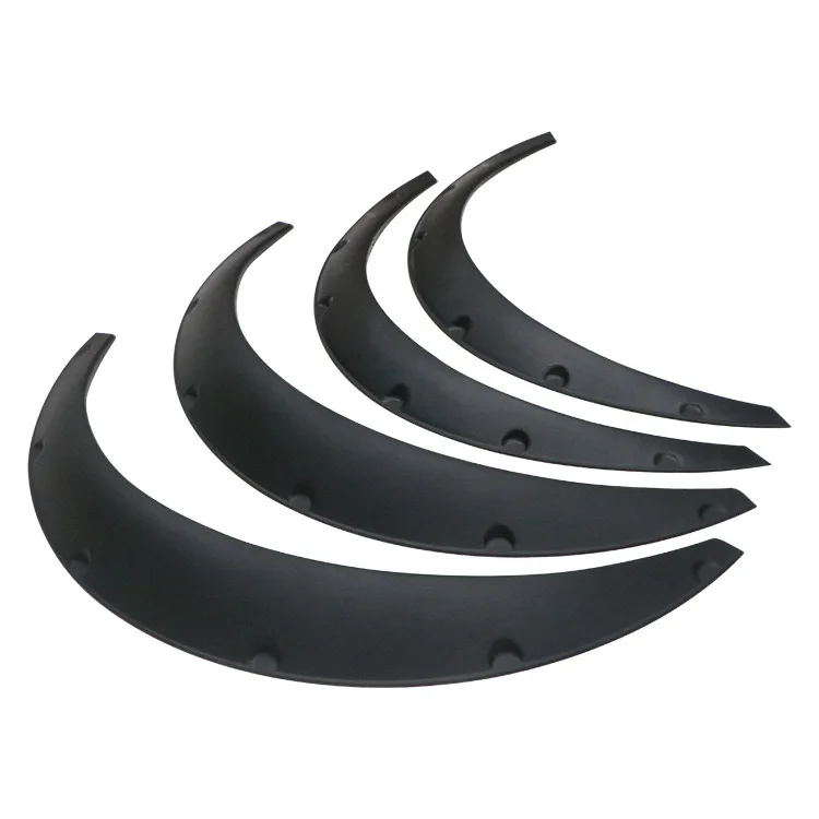 80/89 cm Car Fender Universal Horn Arch Wing Extender Arch Brow Car Wheel Lip Body Kit Protective Cover Fender 4pcs