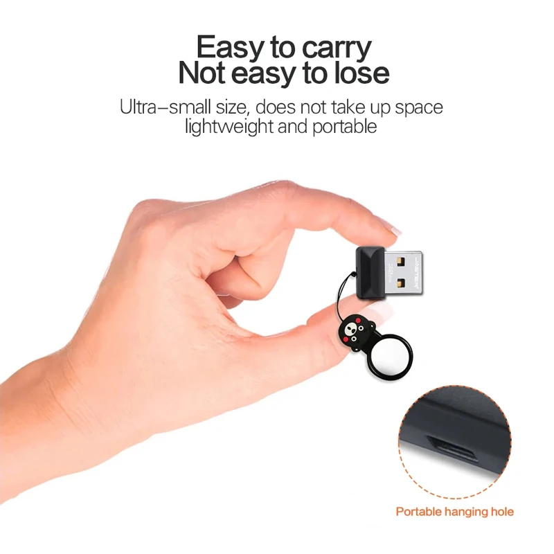 High Speed Mini USB Flash Drives 128 64gb Black Waterproof Pen Drive 32gb Portable Memory Stick 16GB USB Memories Storage for PC