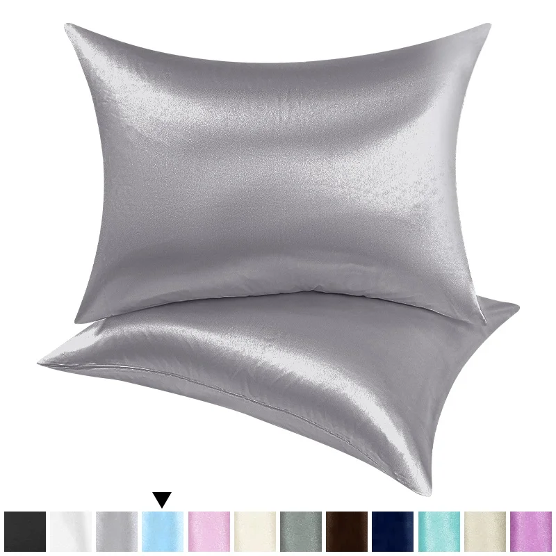 

1pc Pillowcase Super soft Pillowcase Comfortable Luxury Satin Pillowcases for Hair and Skin Hypoallergenic Cooling Pillow Cases