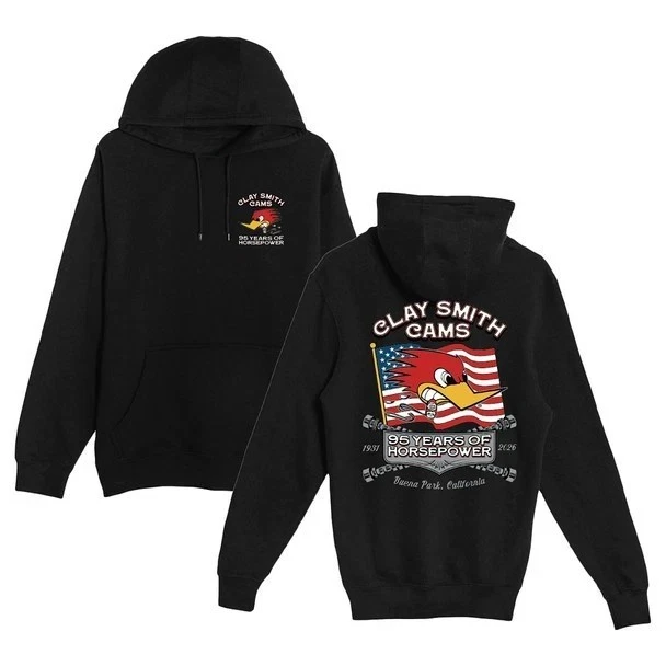 2026 Mr. Horsepower Clay Smith Cams Hooded Sweatshirt Graphic Printing High-end Luxury Unisex Style Both of Men and Women