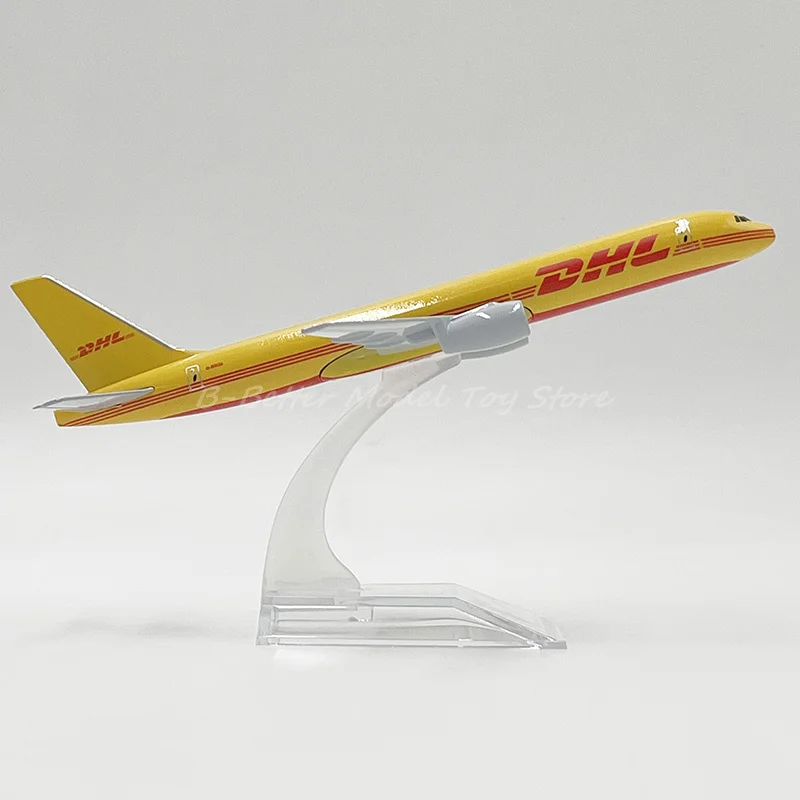 1:350 دييكاست نموذج طائرة لعبة DHL بوينغ 757 أريلاين نسخة مصغرة
