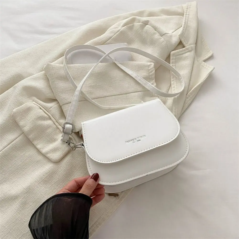 

Elegant Multifunctional Women Crossbody Bag PU Leather Phone Handbag Leisure Travel Bag Solid Color Square Shoulder Bag Outdoor