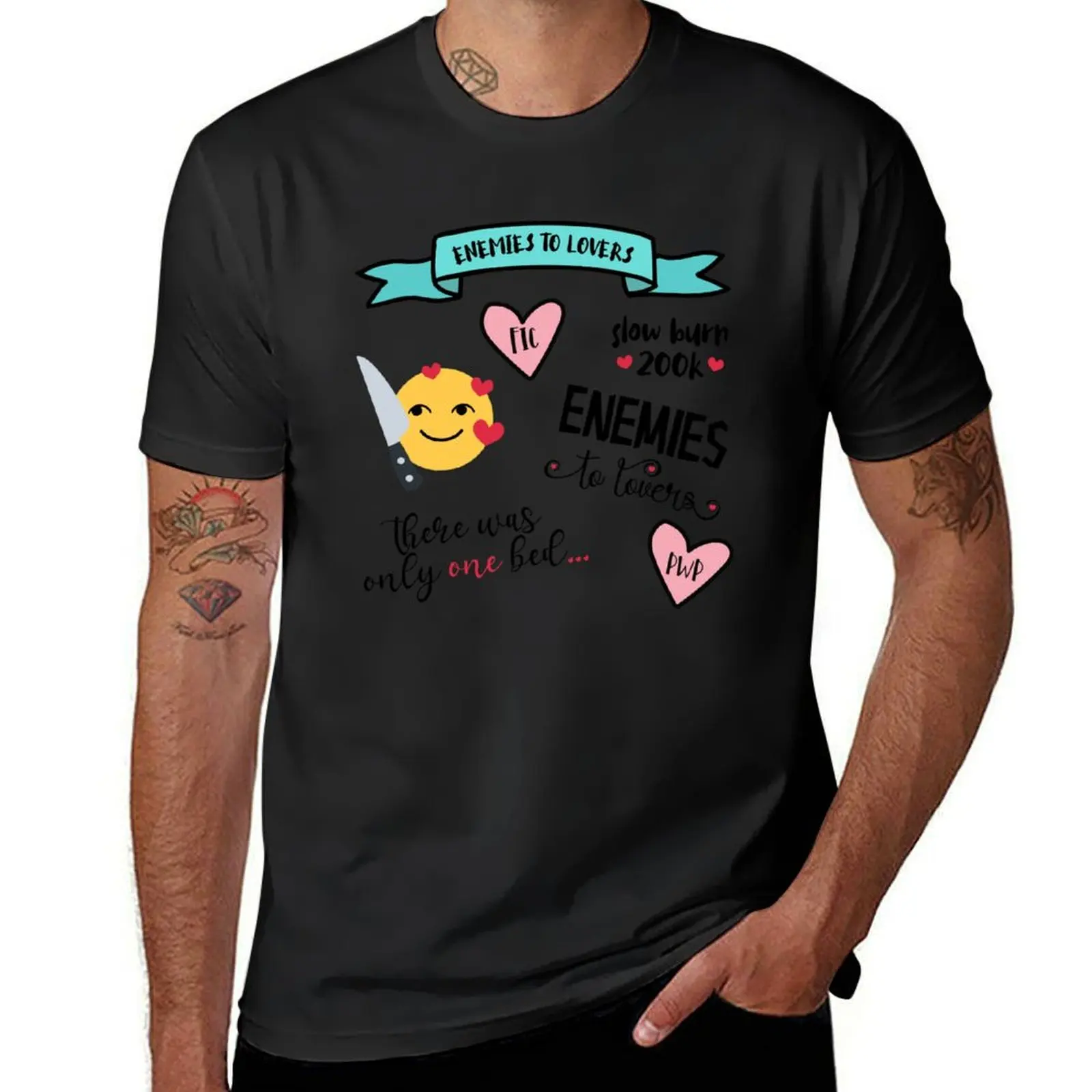 Enemies to Lovers Sticker Pack T-Shirt new edition Blouse t shirt for men