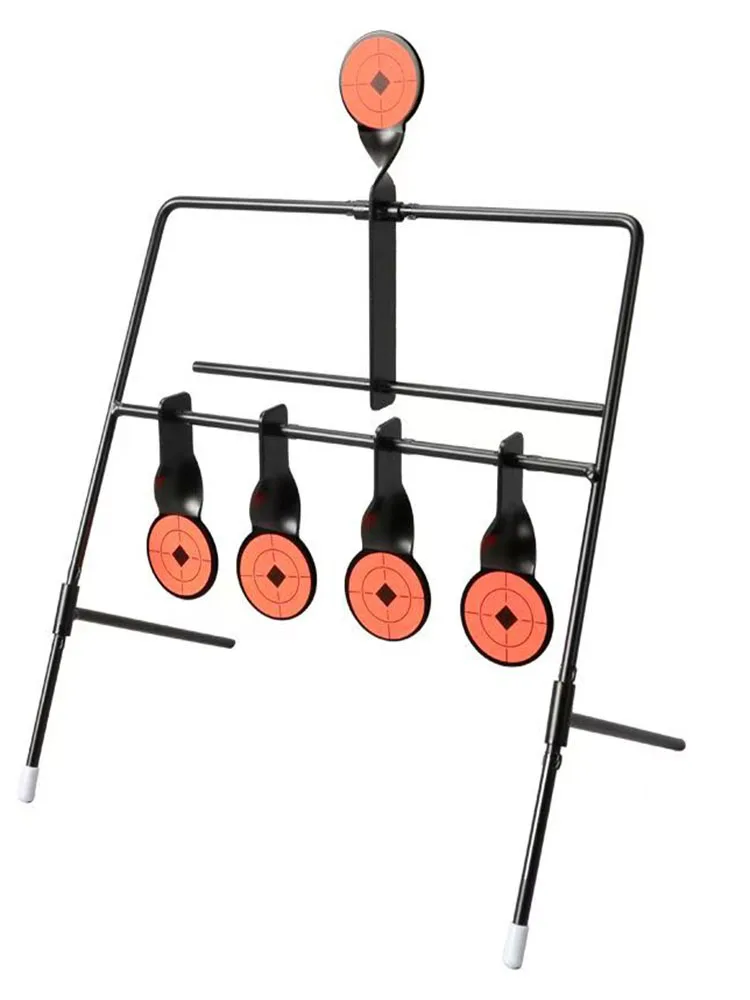 Outdoor all alloy rotating target, automatic reset target, field slingshot shooting training target