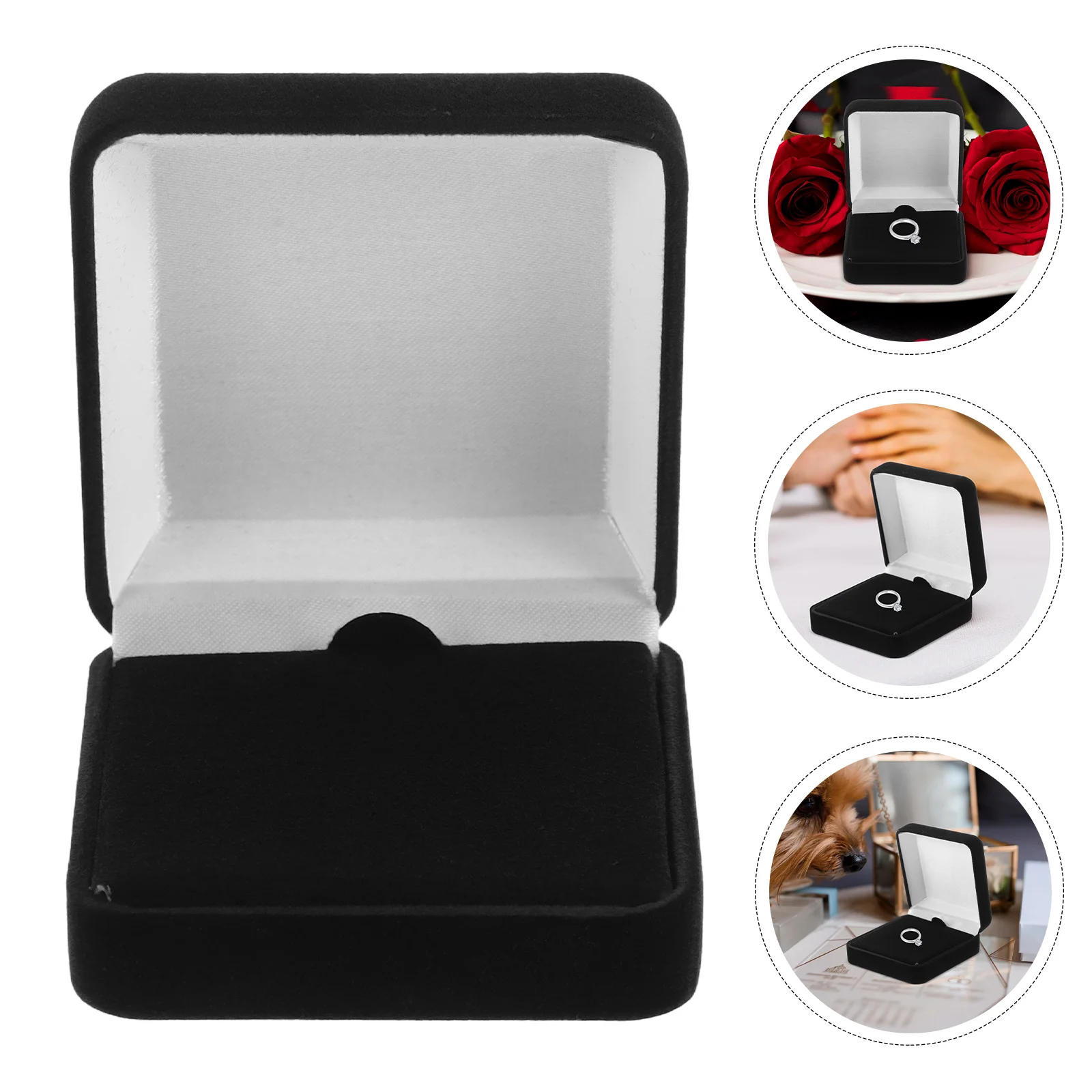 

Premium Jewelry Box for Medal Lapel Pin Badge Ring Earring Storage Flip Cover Display Case Compact Presentation Accessory