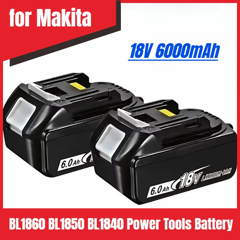 

18V 6000mAh for Makita BL1860 BL1850 BL1840 Power Tools Battery