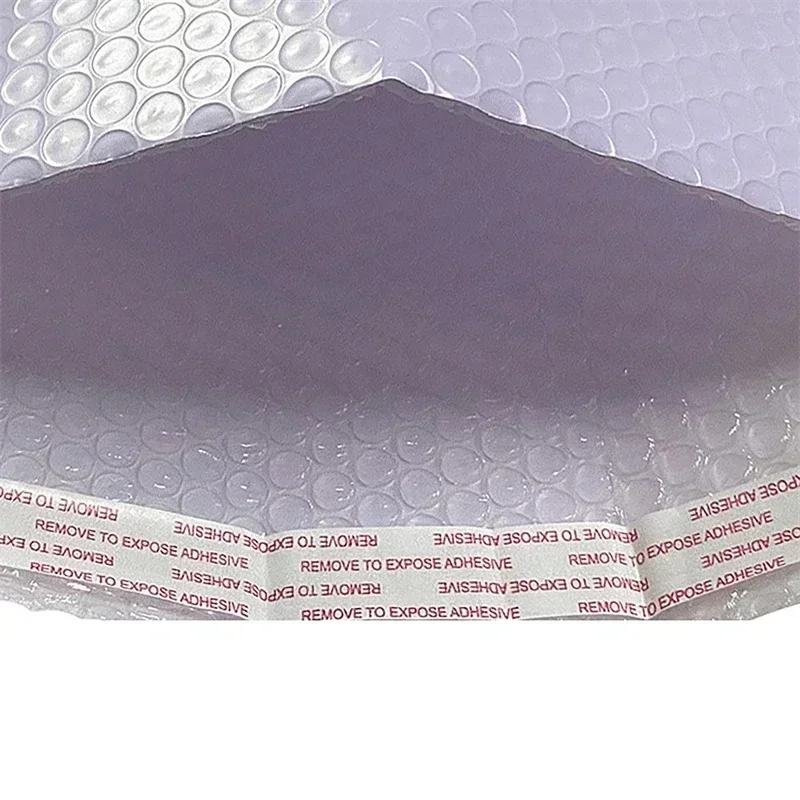 20 pçs pacote bolha mailers roxo/colorido sacos de embalagem auto-vedação preenchido envelope envio embalagem proteção anti-queda