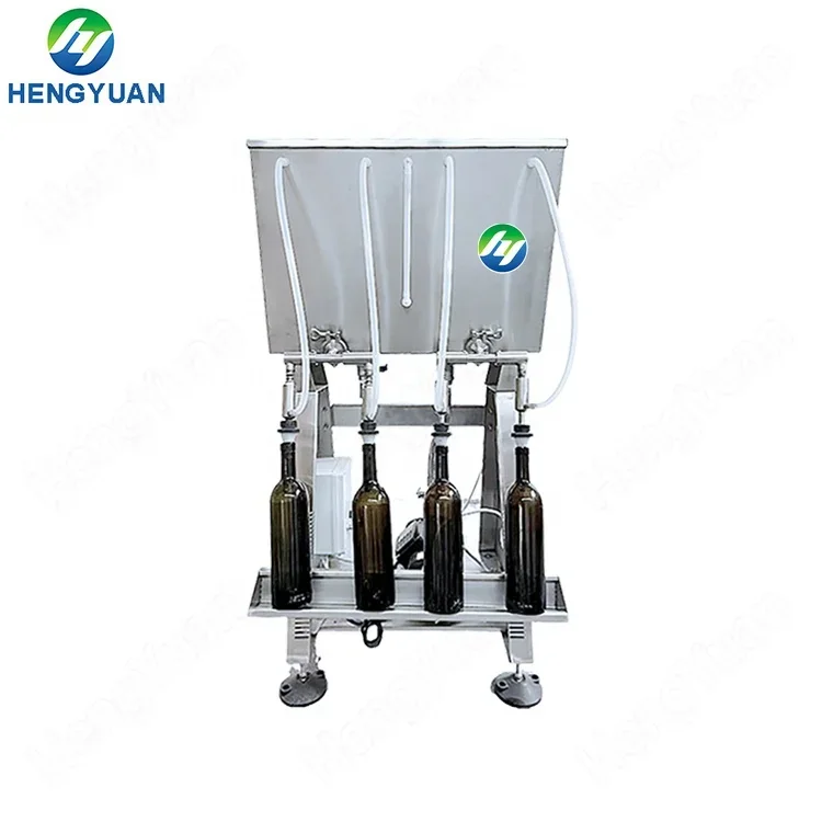 

HYSN-L Negative Pressure Siphon Filling Machine Semi automatic | Linear Bottle Liquid Dispensing Equipment