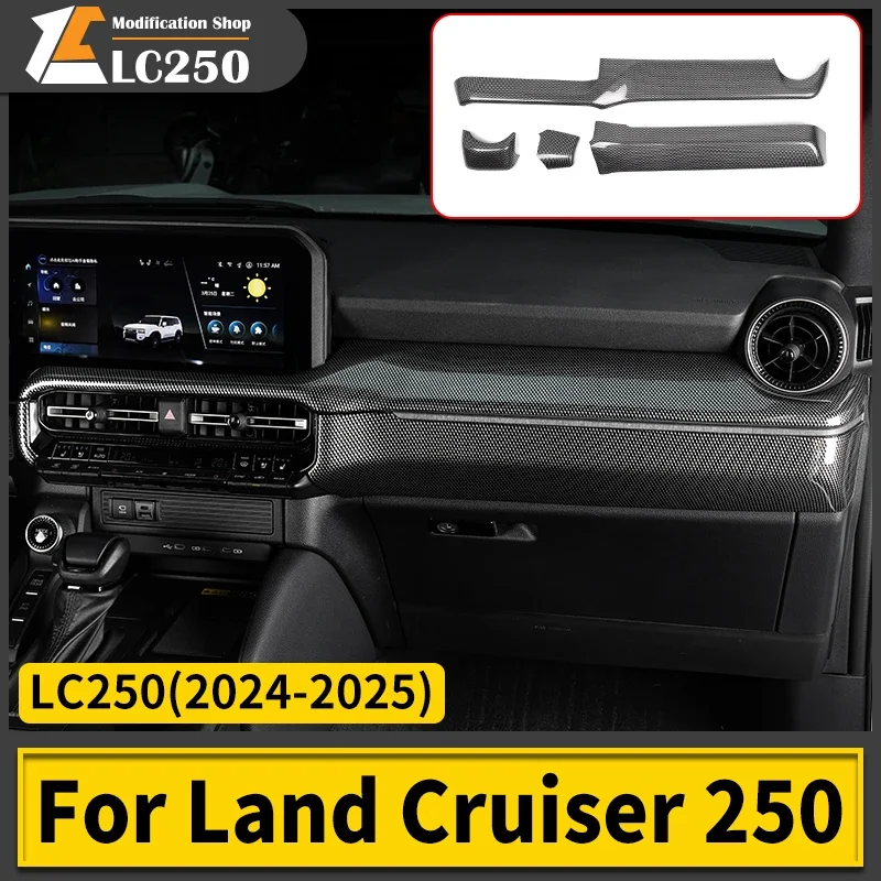 

For Toyota 2024 2025 Land Cruiser 250 Prado LC250 J250 1958 First Edition Dashboard Protective Cover trim Interior AccessoriesFo