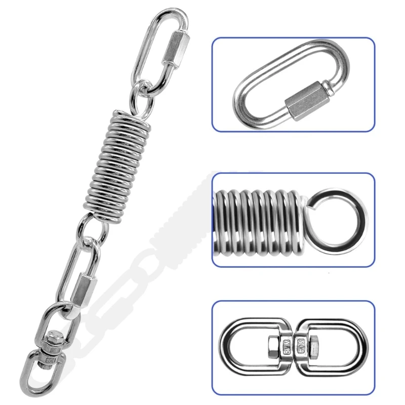   الصلب اليوغا سوينغ الربيع 250 كجم قدرة الوزن آلية دوران أرجوحة تعليق الربيع ل كراسي الأرجوحة اللكم حقيبة