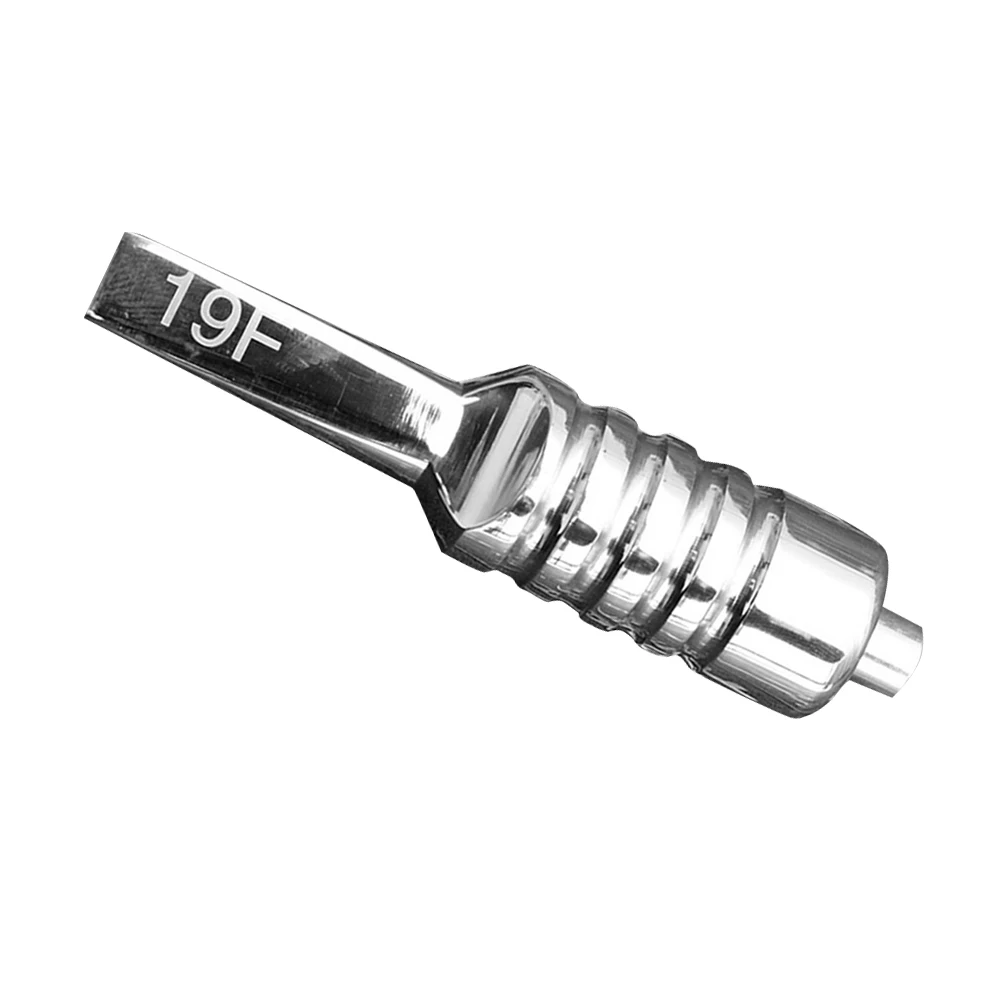 

The Machine Tattoo Stainless Steel Handle Grip Tube Holder Fogging Needle Silver