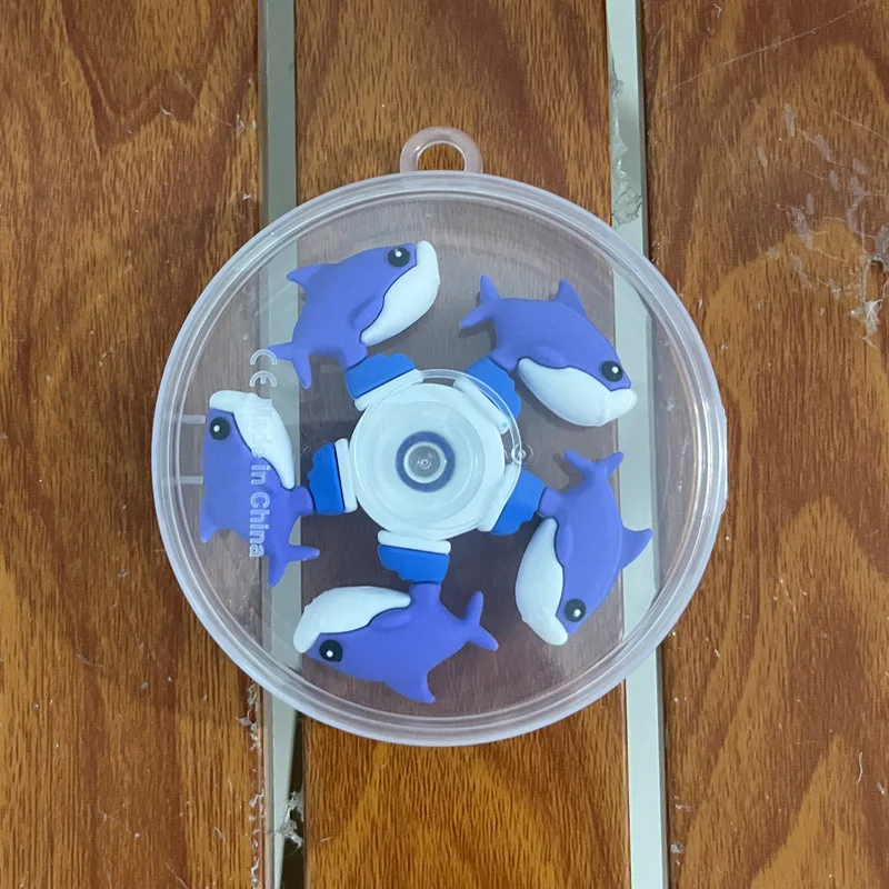 Italian Brainrot Tung Deformed Fidget Spinner Chain Toy Antistress Hand Spinner Vent Toy Adult Stress Relief Fidget Sensory Gyro