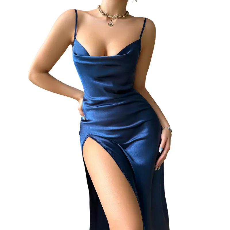 Sexy Chemise Nightgown Dress Women Sleepwear Dressing Gown Summer Rayon Nightdress Homewear Lady Bathrobe Sleepdress