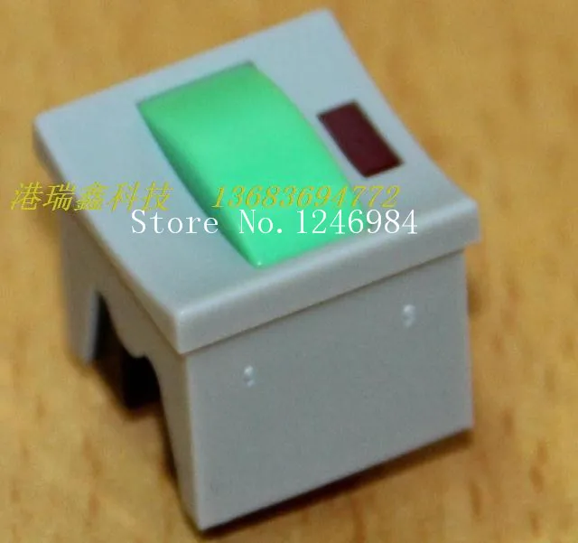 [SA]Electronic switch 14 * 14 Taiwan ZIPPY Illuminated reset button lock- square P2-2SEG-RZ--50pcs/lot